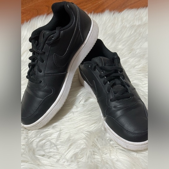Womens Nike Ebernon Low black white sneakers - Picture 9 of 10